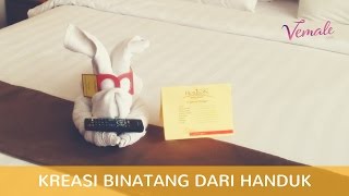 Kreasi Binatang dari Handuk