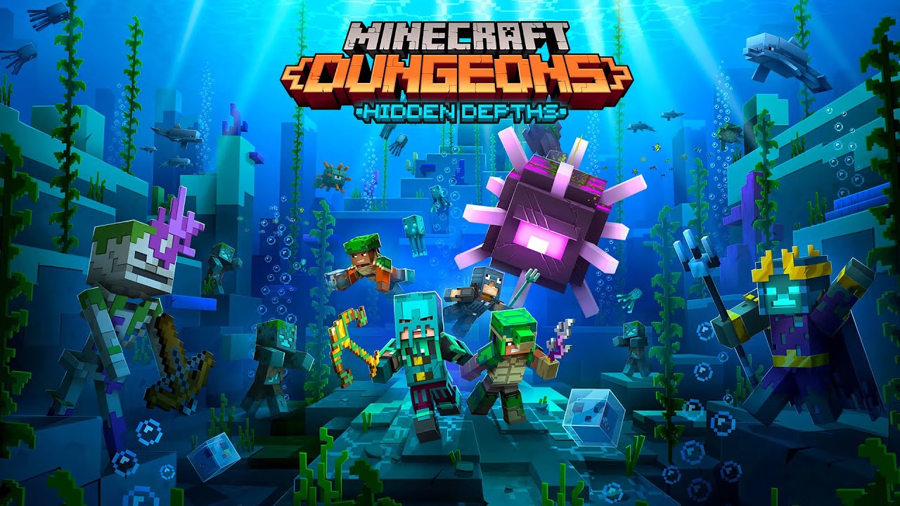 Minecraft Dungeons Hidden Depths DLC – Official Launch Trailer - YouTube
