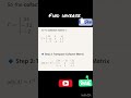 Find inverse #12thmaths #matrix #nonsingularmatrix #determinant #inverseofmatrix #cofactor #adjoint