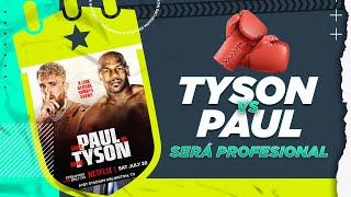 #Box🥊 La pelea de #MikeTyson vs #JakePaul ¡Será profesional! 🤔