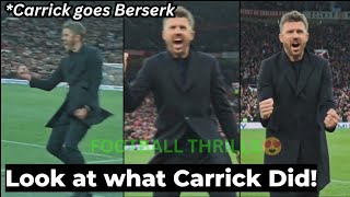 Just Look At What Michael Carrick Did After Benjamin Sesko Winning Goal Vs Fulham
