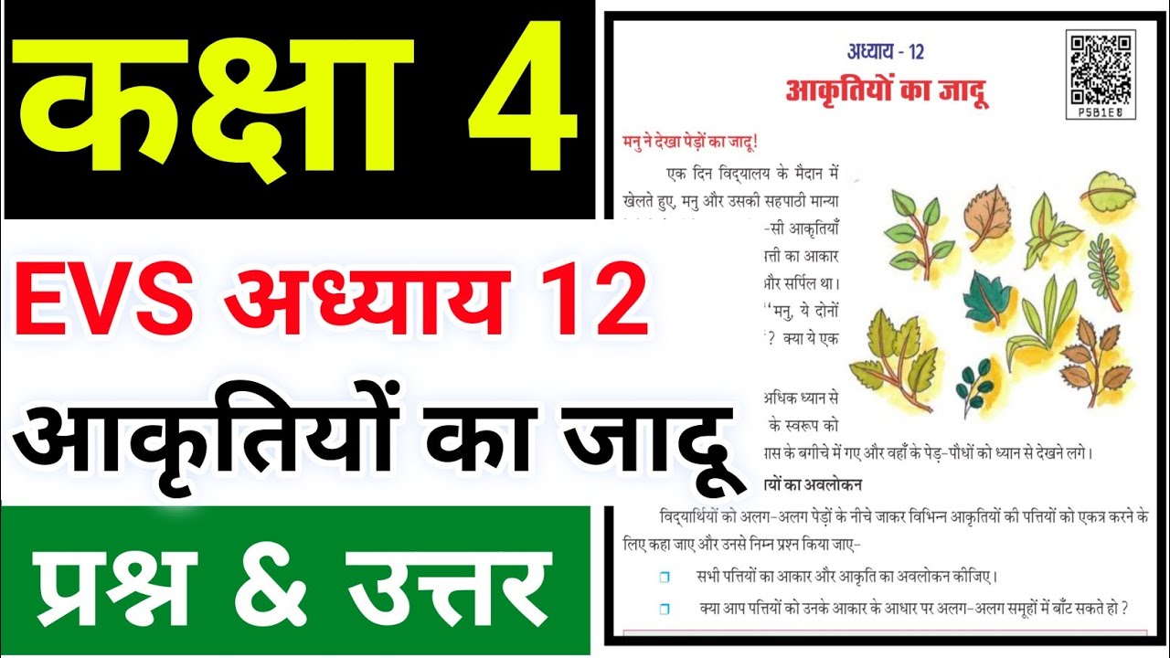 आकृतियों का जादू || Class 4 EVS Chapter 12 || Question & Answer || RBSE || aakritiyon ka Jadu