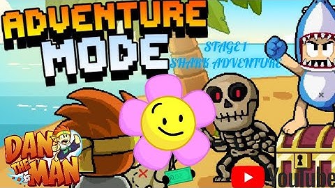 Dan The Man Adventure Mode: Stage 1 - Shark Adventure#dantheman
