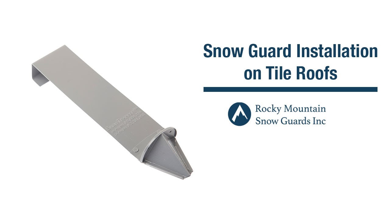 Snow Guard Installation on Tile Roofs YouTube