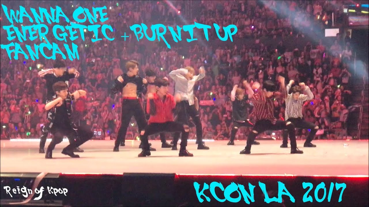 Wanna One(워너원) - Energetic + Burn It Up Fancam (KCON LA 2017)