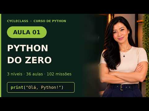 Capa de Curso de Python do Zero Aula 01 O Curso e o Resumao da Logica para Iniciantes