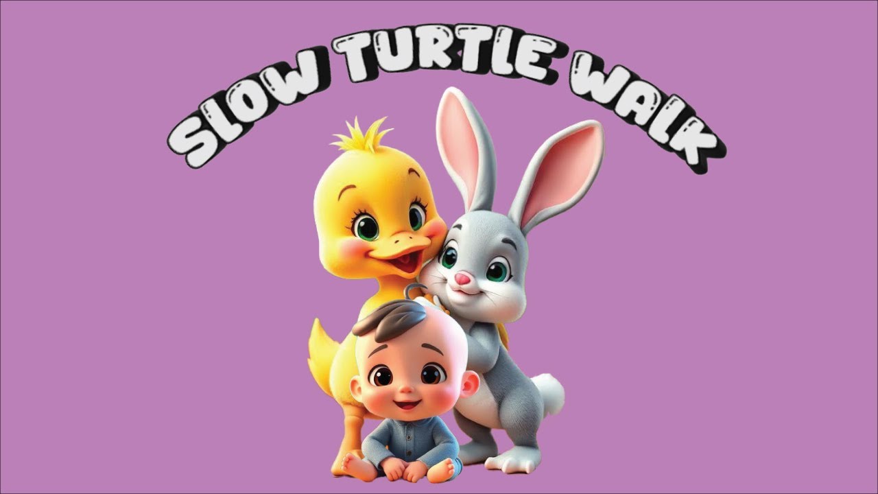 Slow Turtle Walk | Nursery Rhymes | Kids Songs | Baby Dance | Children music