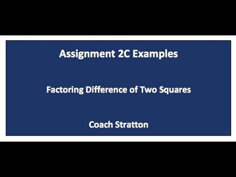 Assignment 2C Examples - YouTube