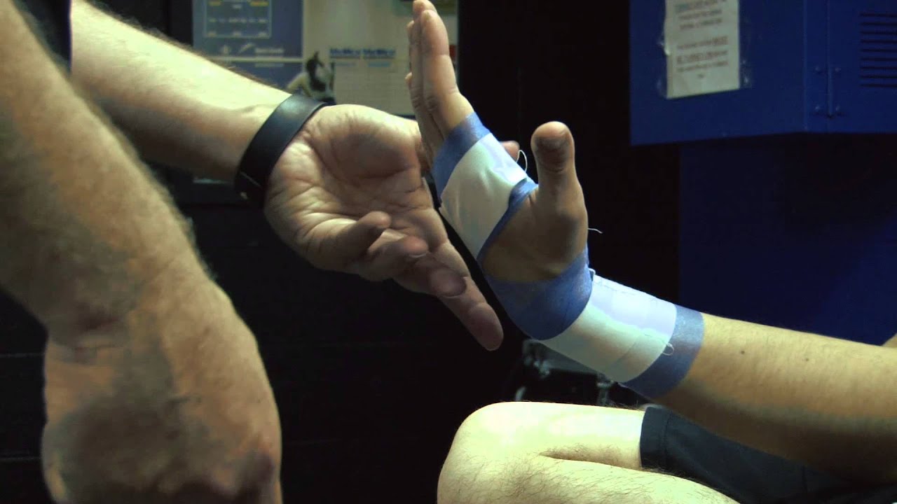Hyperextended Wrist Taping YouTube
