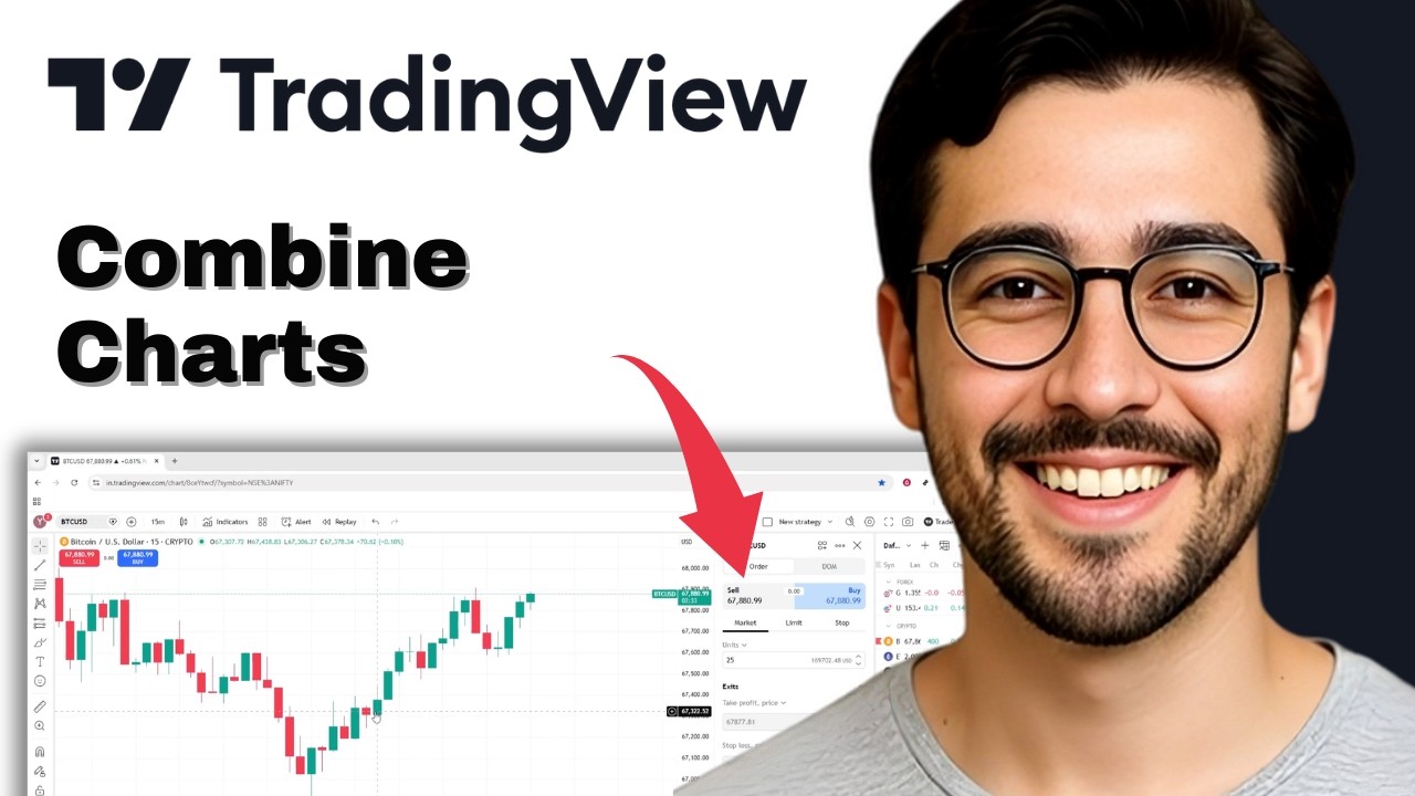 How to Combine Charts in TradingView - YouTube