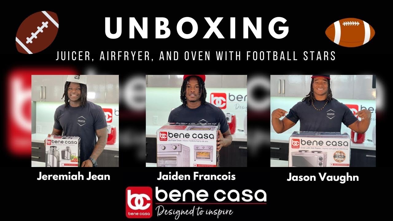 BENE CASA UNBOXING WITH FOOTBALL PLAYERS