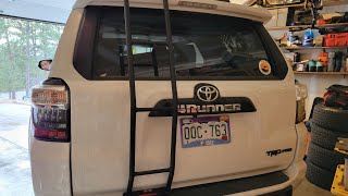 How to install a Gobi ladder and tailgate struts on a 5th gen 4Runner TRD Pro
