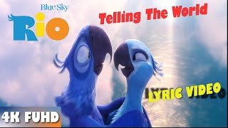Rio Telling The World Song     Rio Movie 2011  Taio Cruz  4k Fuhd