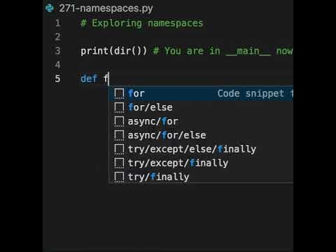 The 'dir' built-in function gives you a list that contains the names ...