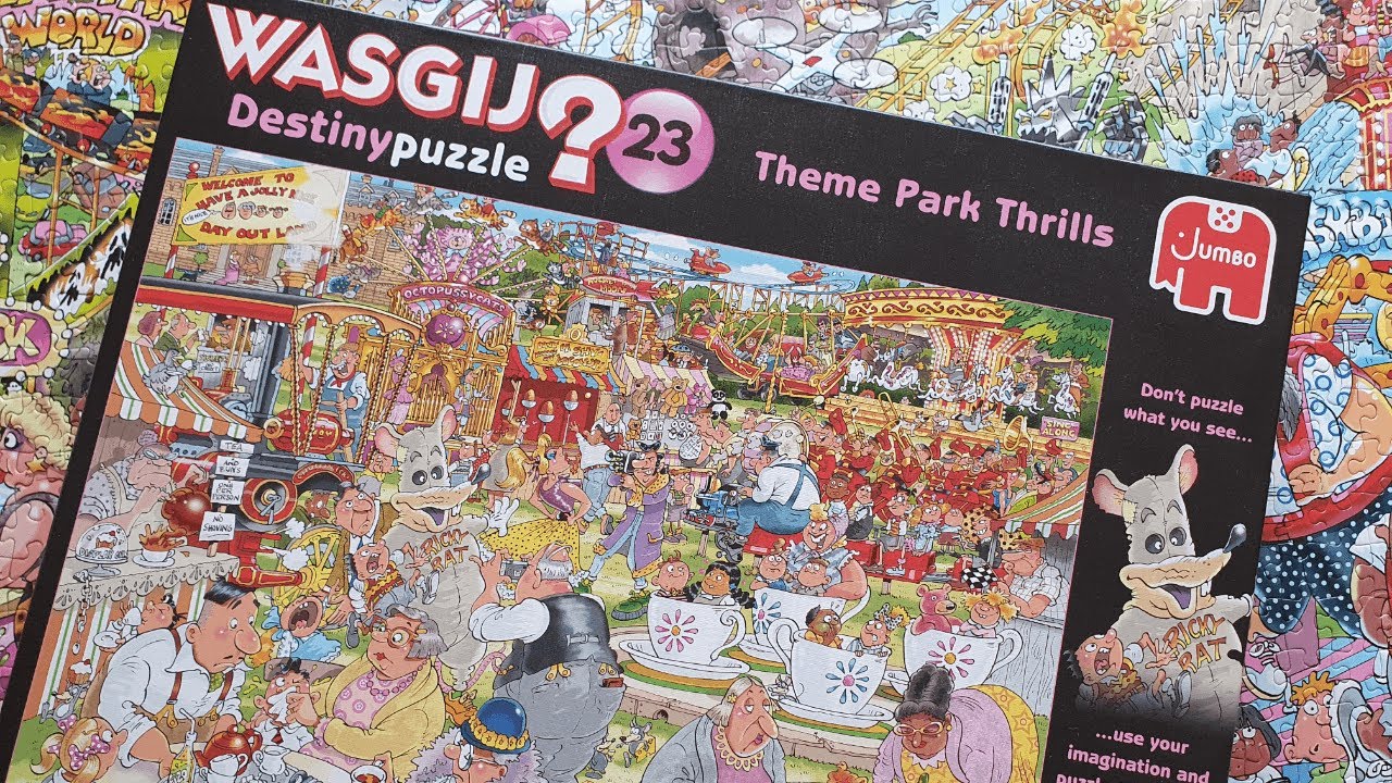 Wasgij Destiny 23 Theme Park Thrills puzzle solution YouTube