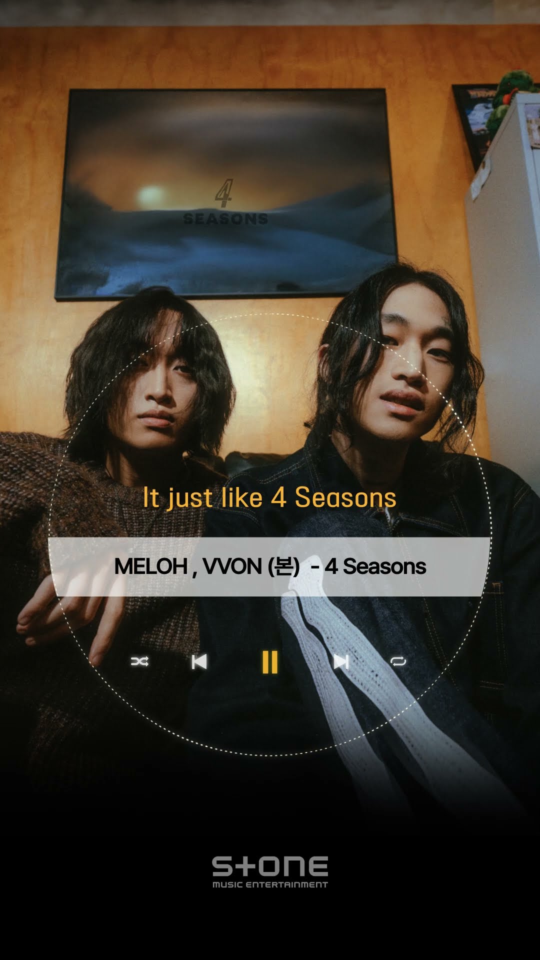 계절 안타는 본 띵곡 나옴???☃｜?MELOH, VVON (본) -  4 Seasons｜#Shorts