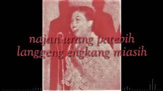 UPIT SARIMANAH - dikantun tugas (lirik)