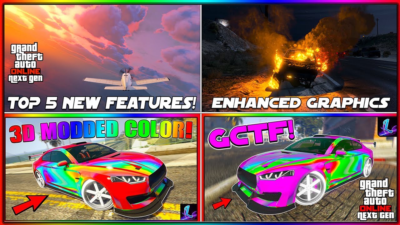 TOP 5 NEW FEATURES IN GTA 5 ONLINE NEXT GEN! (GTA 5 Expanded & Enhanced ...
