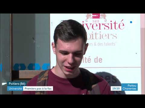 Poitiers : rentrée universitaire à la fac d'Histoire