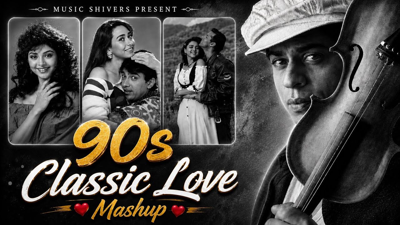 90s classic love mashup 💖 Evergreen Bollywood Romantic Hits | Salman Khan | SRK #90shindisongs