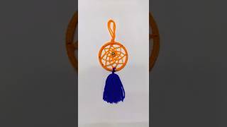Old Bangle Reuse Woolen Craft making Idea .#viral #viralshorts #craft