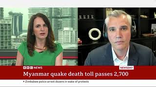Project HOPE Responding to the Myanmar Earthquake - BBC Newsday