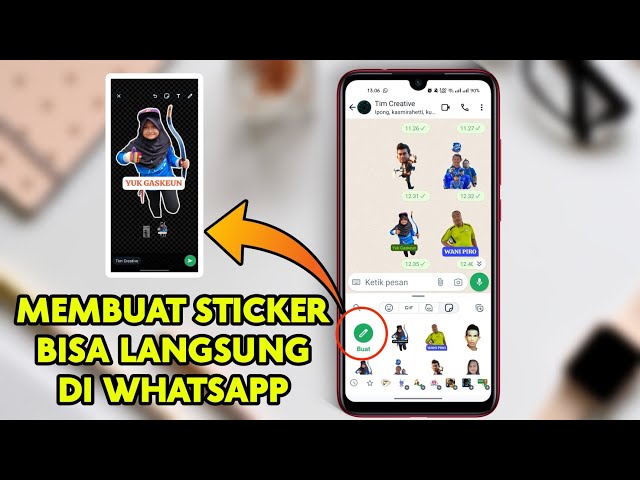 Update Terbaru ! Membuat Stiker Langsung Di WhatsApp class=