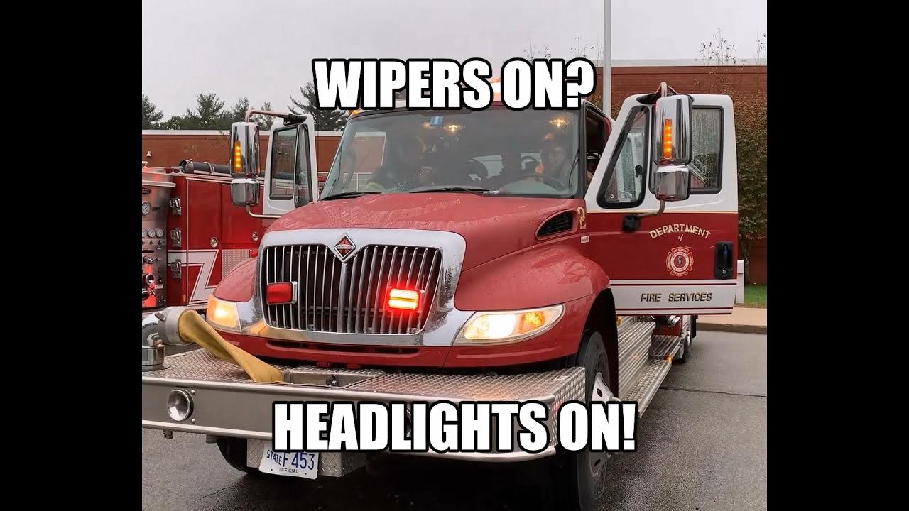 Wipers On? Headlights On! - YouTube