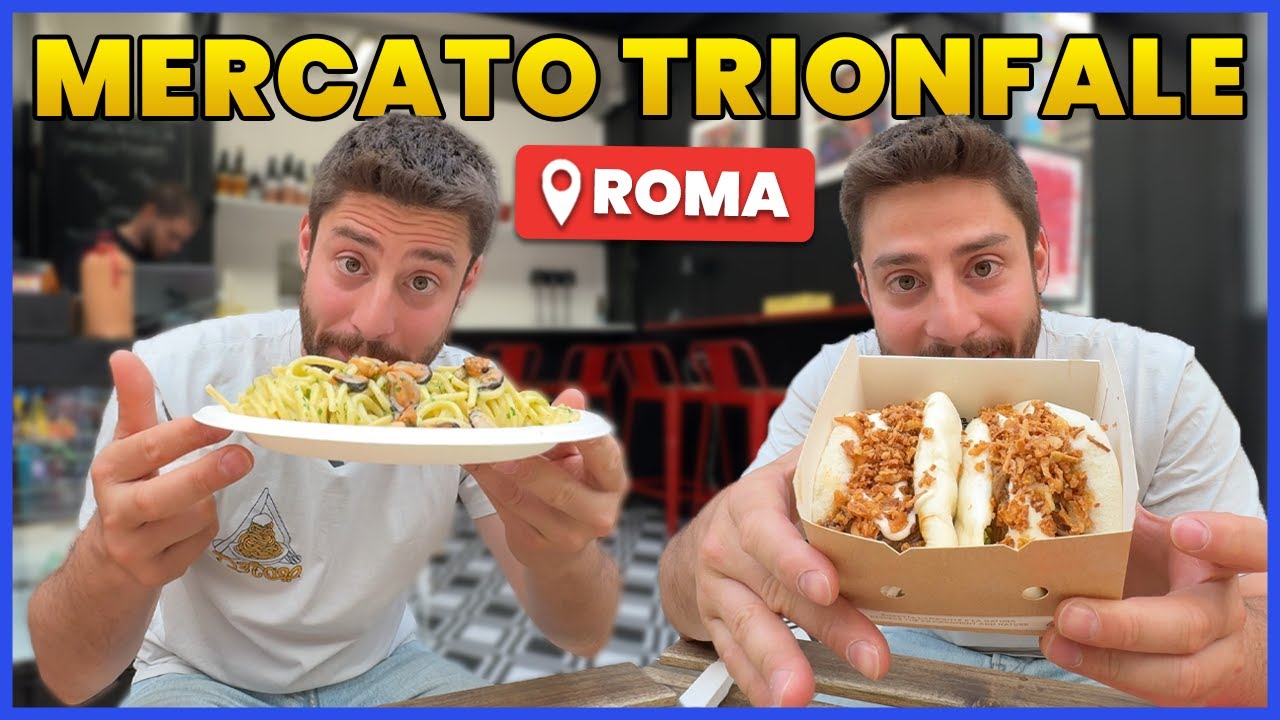 COSA si MANGIA al MERCATO TRIONFALE di ROMA? | PRATTQUELLO