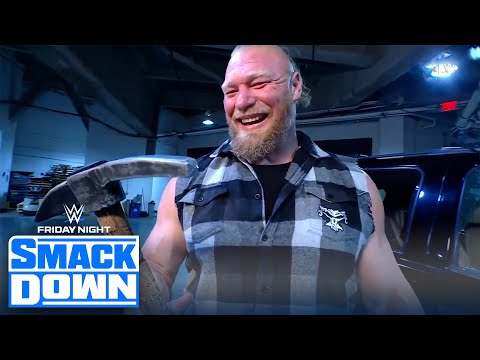 Brock Lesnar destroys another of Roman Reigns’ SUV’s ahead of WrestleMania | FRIDAY NIGHT SMACKDOWN