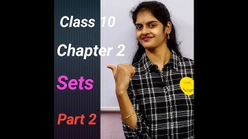 Class 10 | Chapter 2 | Sets - Part 2  | TS | AP