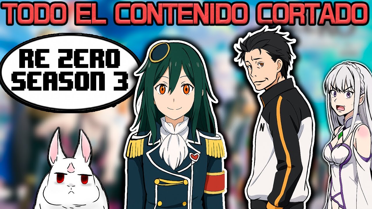 El ANIME no te lo MOSTRÓ: los detalles OMITIDOS d TODA la 3ra TEMPORADA de Re: ZERO (Serie completa)