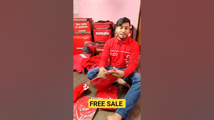 Zomato T shirt & bag Free sale 😜 // Zomato Delivery boy// Zomato Delivery Partner #zomato #shorts