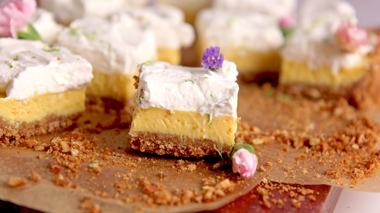 Key Lime Pie Bars | Laura in the Kitchen