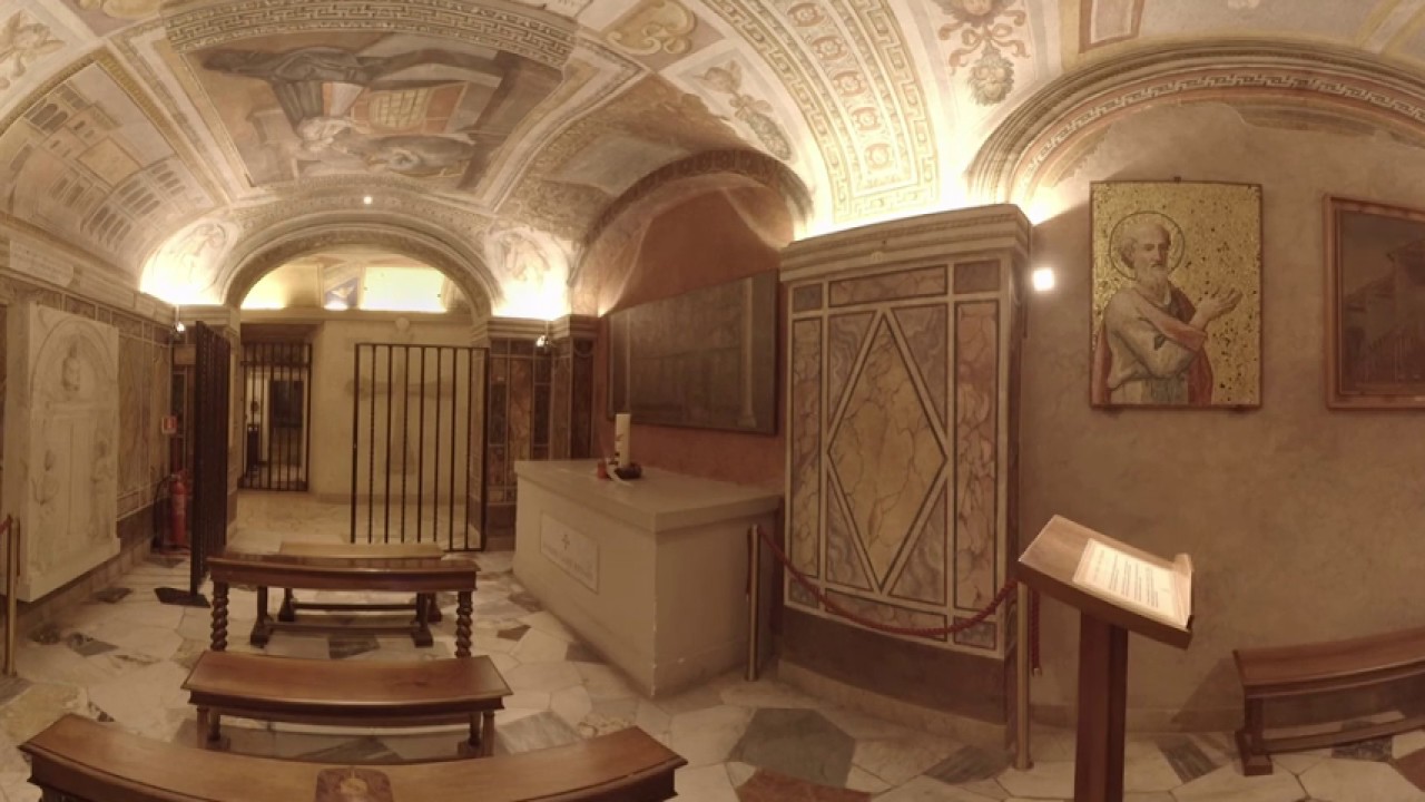 360 Video Inside the Tomb of St Peter at the Vatican