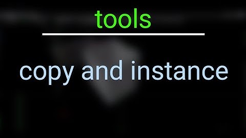 space draw tutorial 4.4 || copy and instance