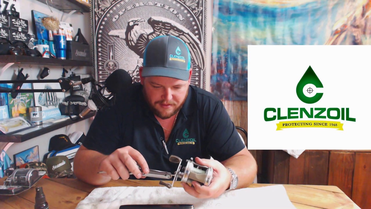 How to clean a conventional reel - Chris Beall from Clenzoil - Florida  fishing podcast 