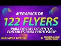 122 FLYERS EDITABLES EN PSD PARA PHOTOSHOP GRATIS -  122 FREE PSD PHOTOSHOP TEMPLATE PACK