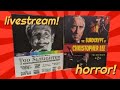 Terry talks movies birt.ay month livestream horror through the years