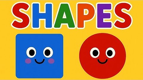 Shapes Name For Kids | Nursery Rhyme #kiddypop #kidslearning