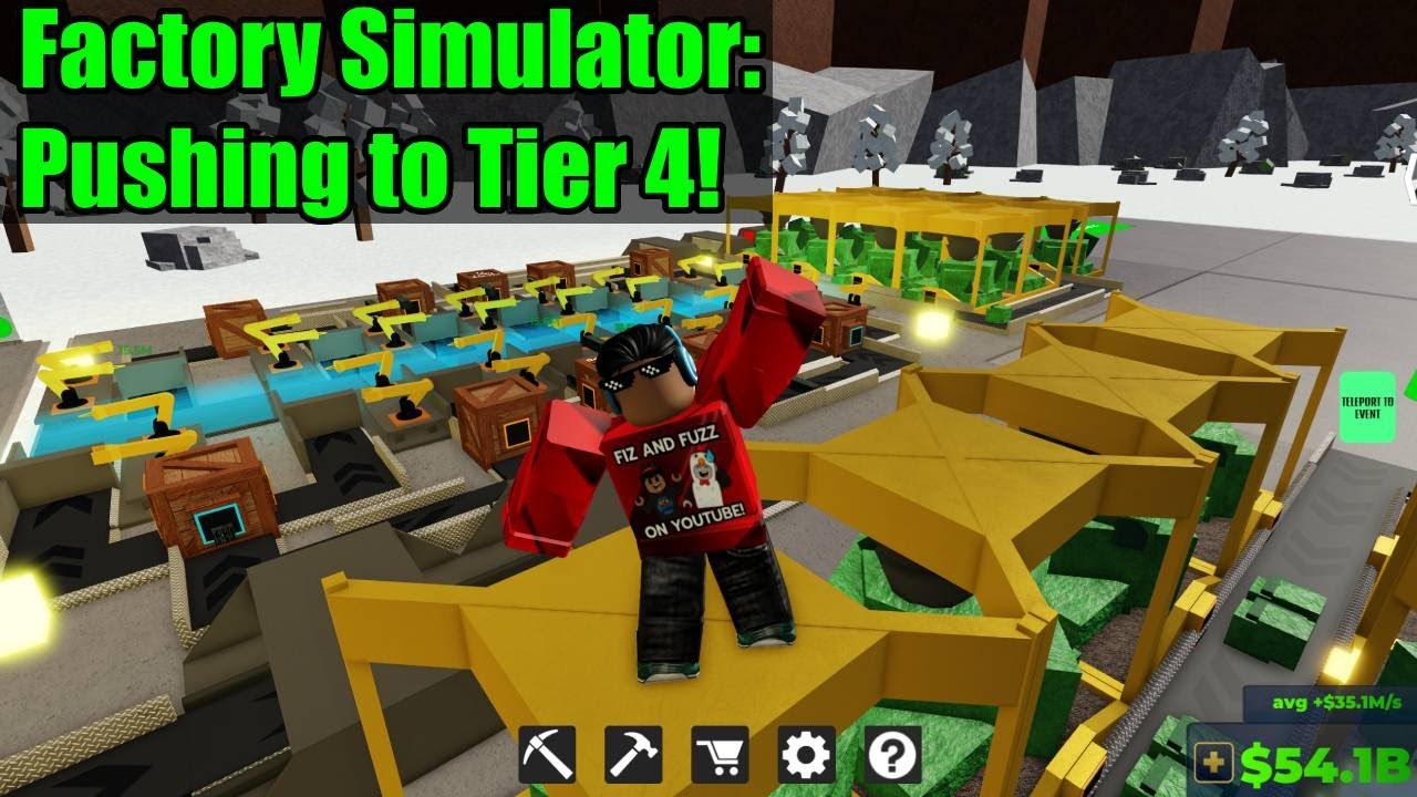 Satisfactory on Roblox - Pushing to Tier 4 in Factory Simulator! - YouTube