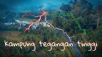 desa petir limbangan,watumalang wonosobo dilihat dari udara