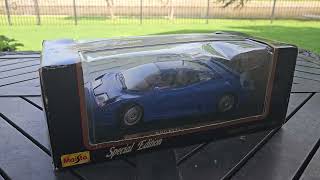 Maisto 1/18 bugatti EB110 unboxing!!! - YouTube