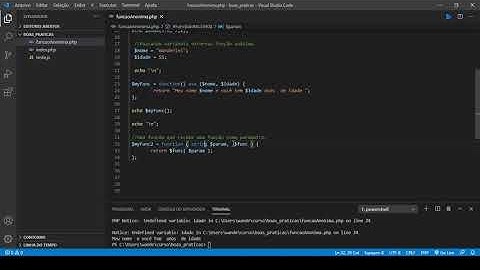Criando funções Anônimas em  PHP