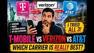 T-Mobile vs Verizon vs AT&T | My Honest Experience After Living in the USA