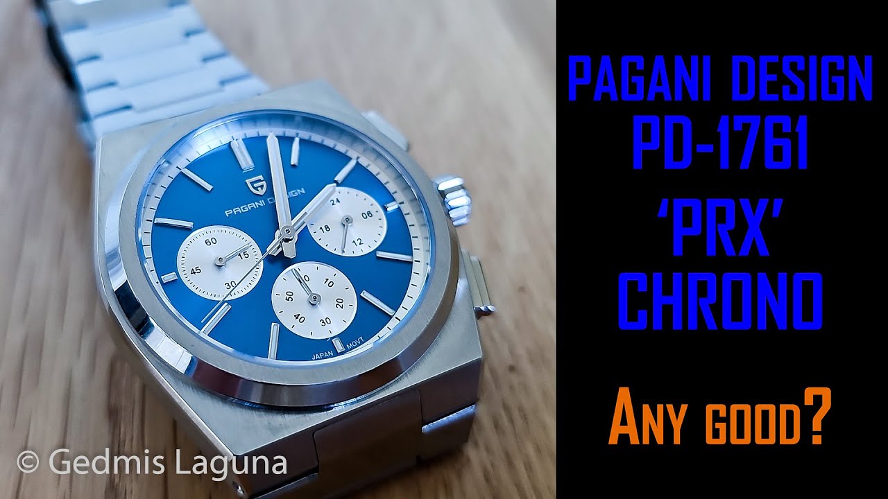 Pagani Design PD-1761 'PRX' Chrono homage review MecaQuartz VK63