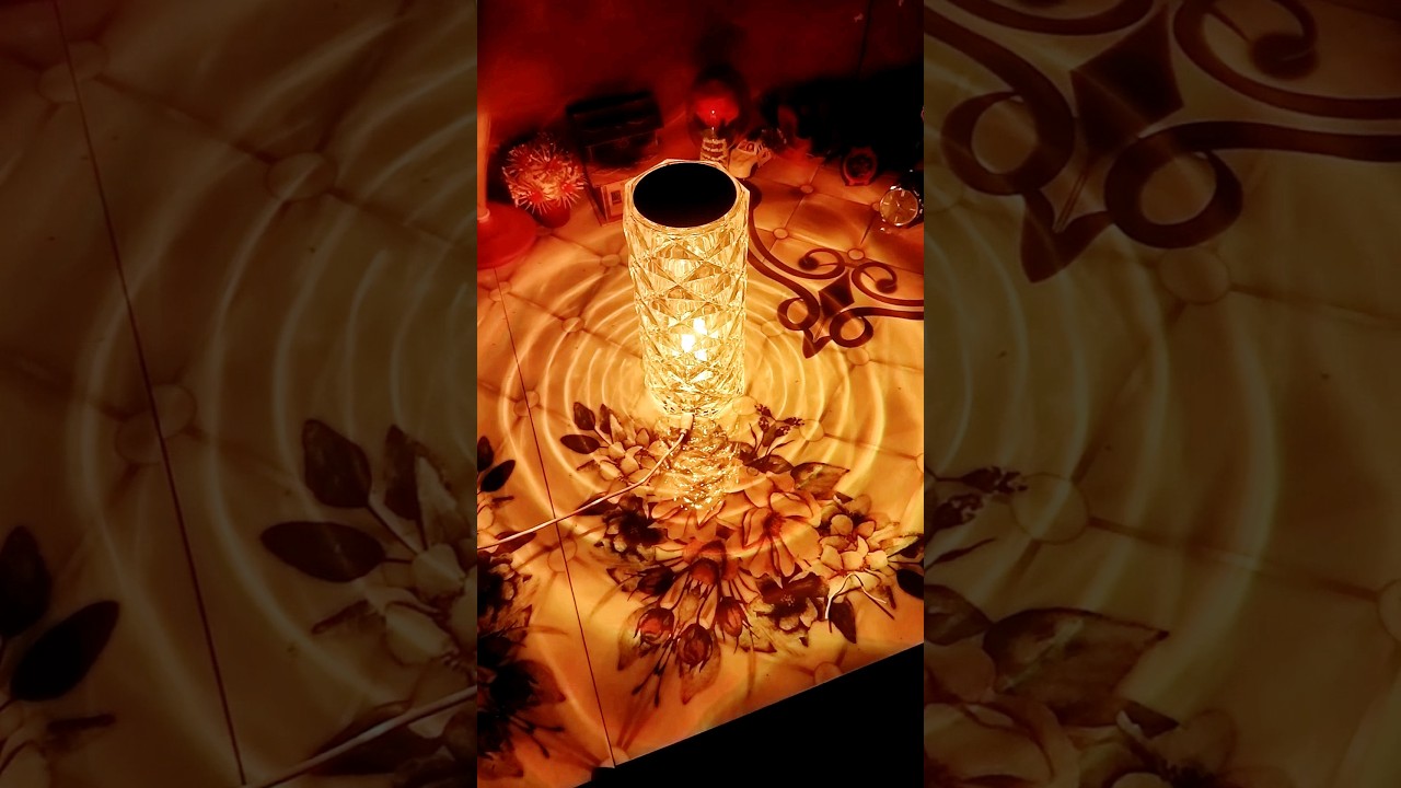 MHAX Crystal Rose Diamond 16 Color RGB Changing Mode LED Night Lights_USB Remote Night Lamp. Sabbir