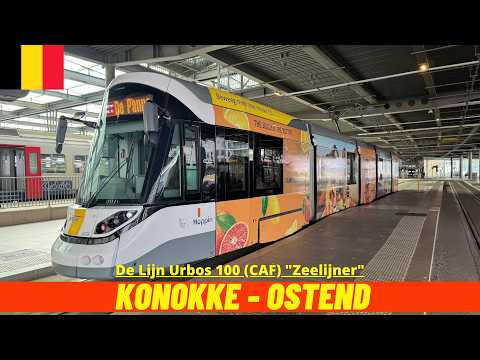 Cab Ride Knokke → Ostend | Along Belgium's Beautiful North Sea Coast (May 2026) driver's view 4K