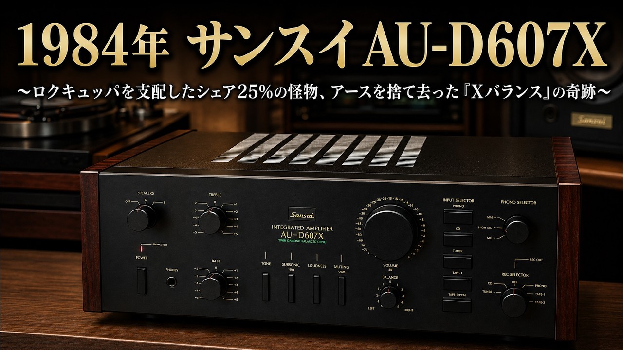 1984 Sansui AU-D607X - YouTube