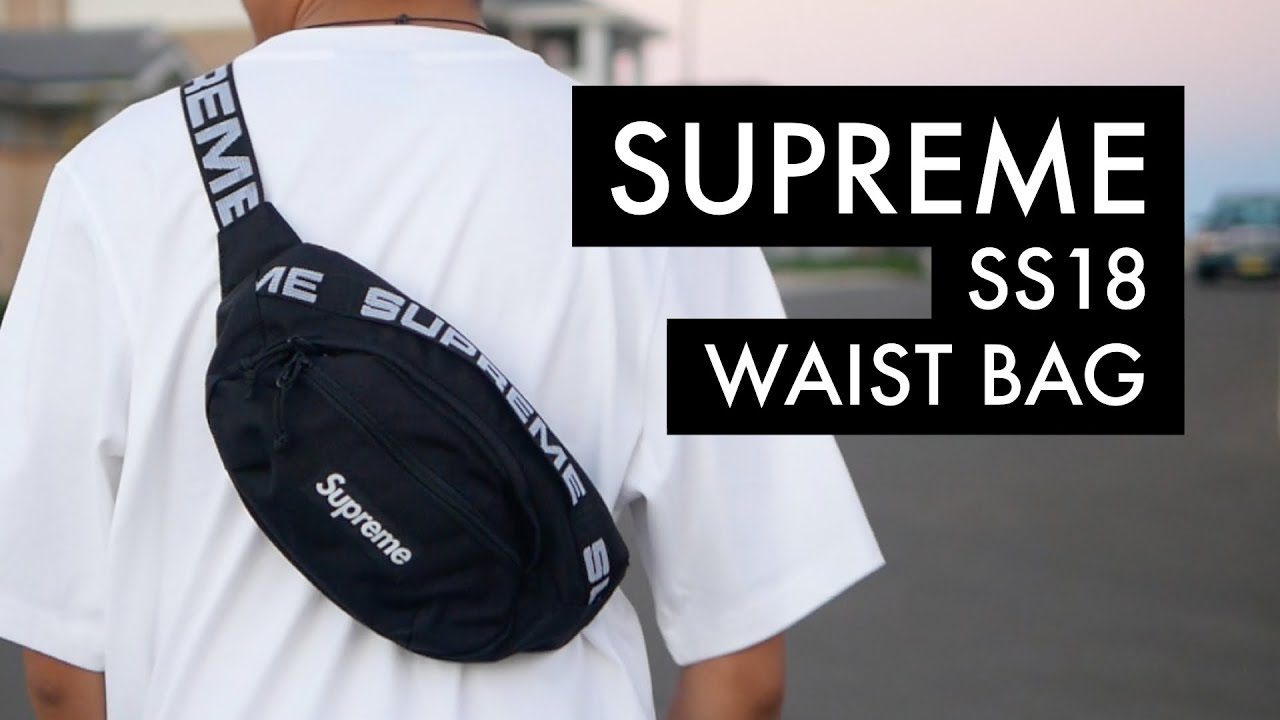 Supreme SS18 Waist Bag Review and Sizing!! - YouTube